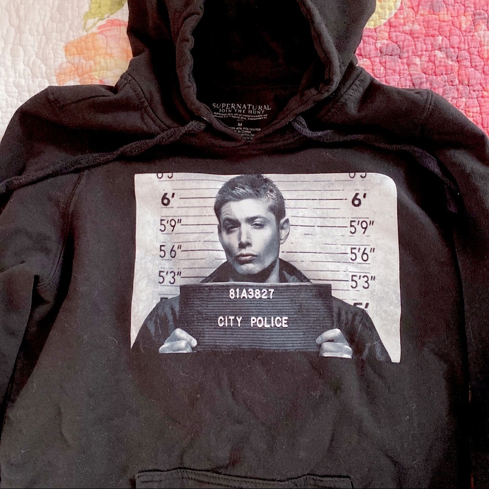 Supernatural Dean Mugshot Sweatshirt